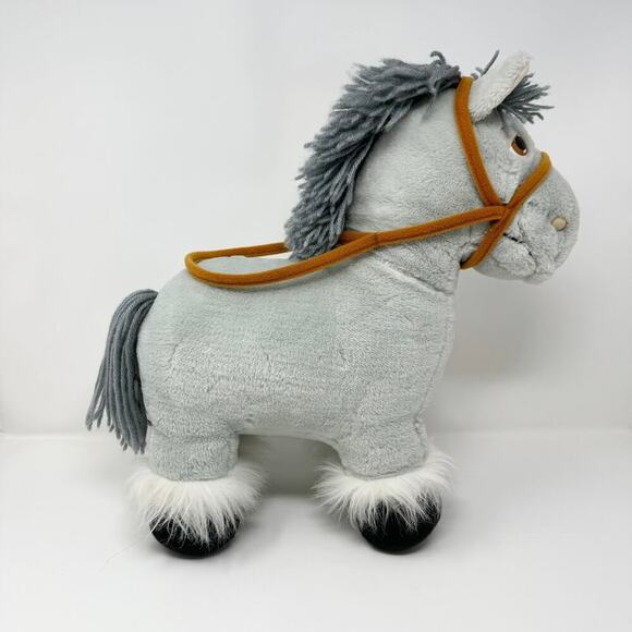 VTG 1984 Coleco Cabbage Patch Kids Gray Show Pony Plush CPK Toy Stuffed Animal - Picture 1 of 12